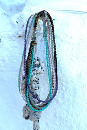 Product shot of the Healing Gems Classics Necklace - Tigerseye in colour Tigerseye, from the front