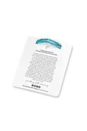 Product shot of the Healing Gems Classics Necklace - Turquoise in colour Turquoise, showing detail