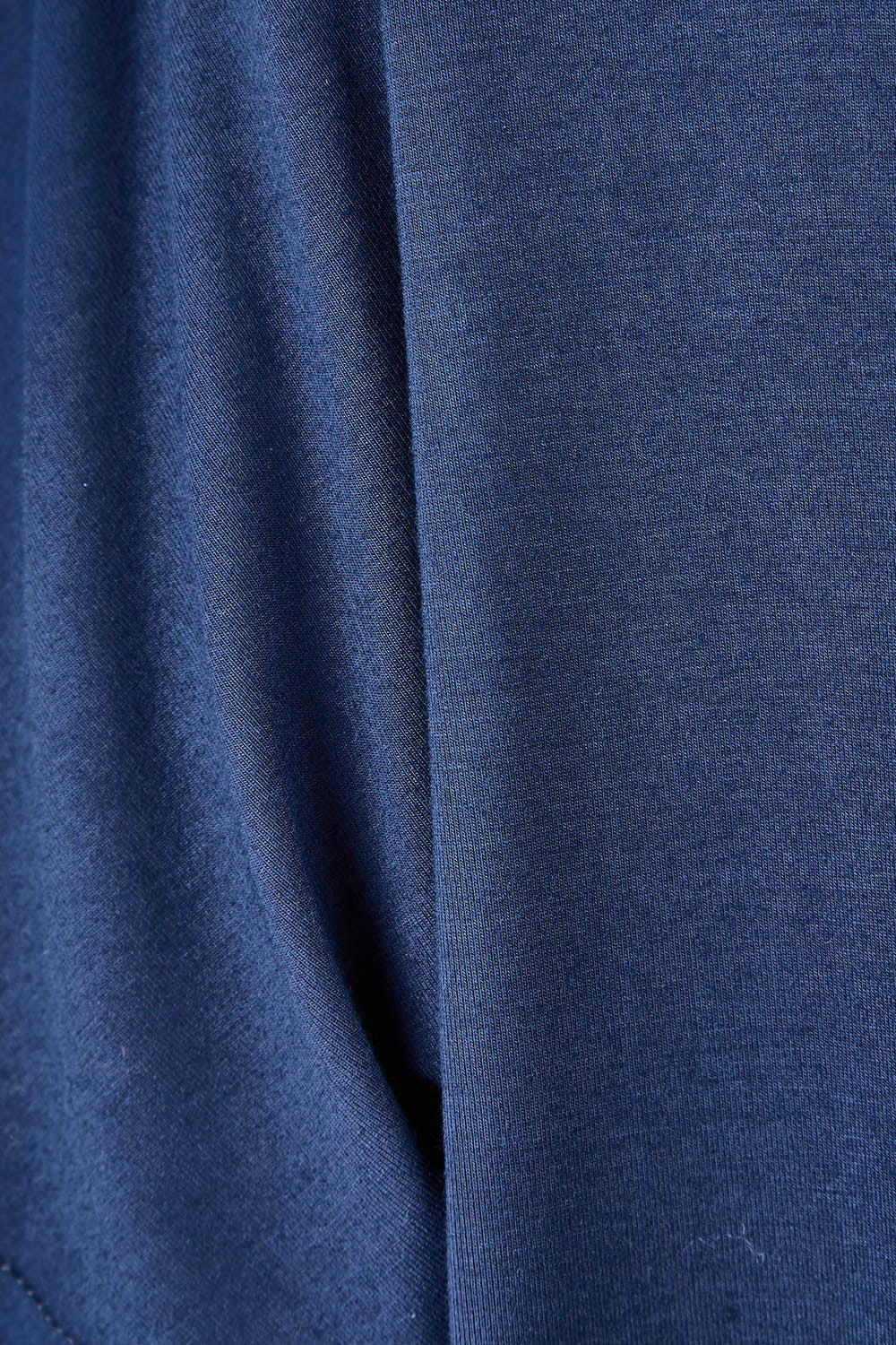 Product shot of the Fate V Neck Dress in colour Navy (Blue), detail