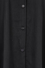 Product shot of the Cora Tencel Dress in colour Black (Black), from the front