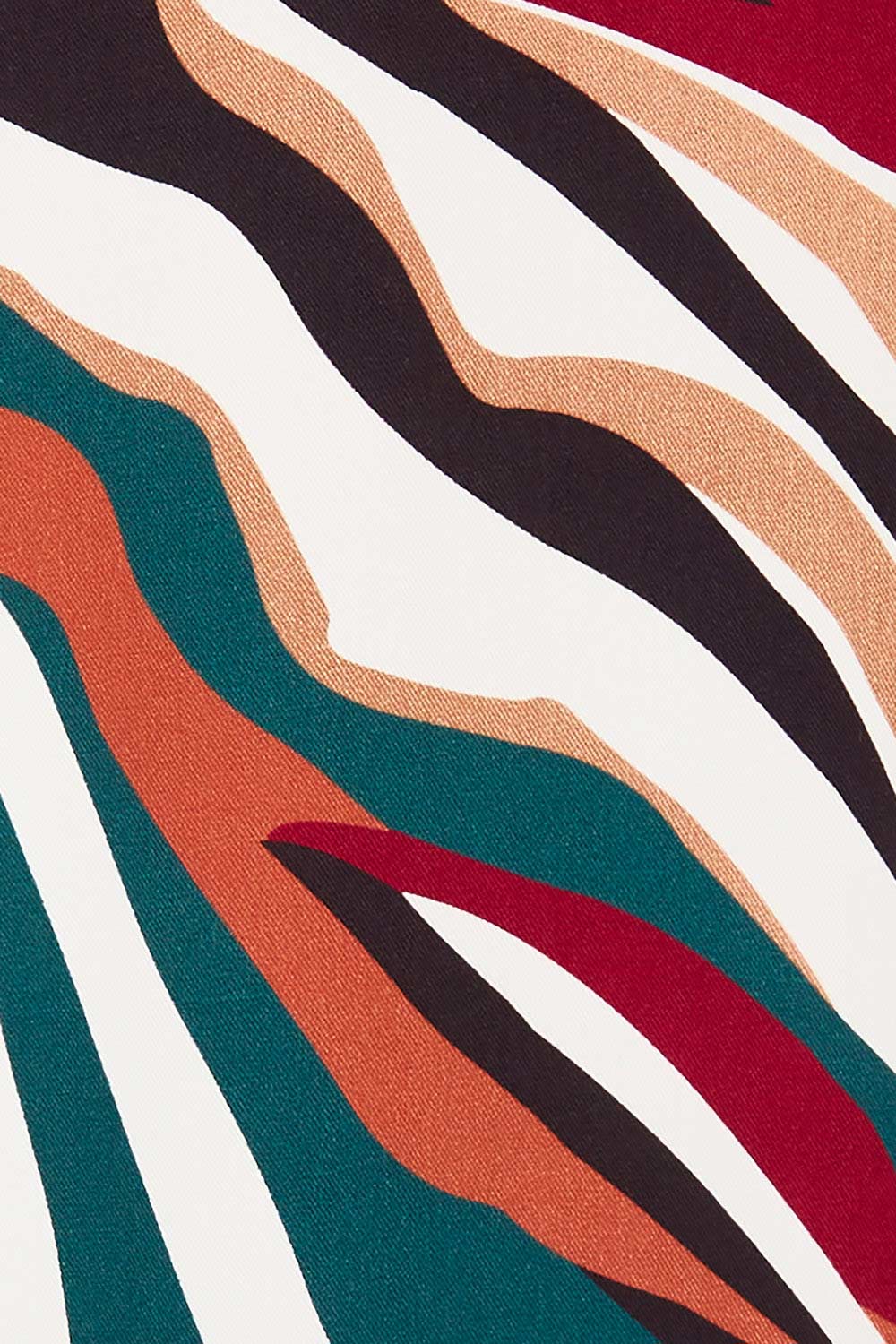 Product shot of the LS Peak Maxi Dress in colour Hinterland, detail