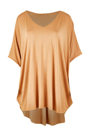 Product shot of the Hiin colourLow Miracle Top - Golddust (Metallics), from the front