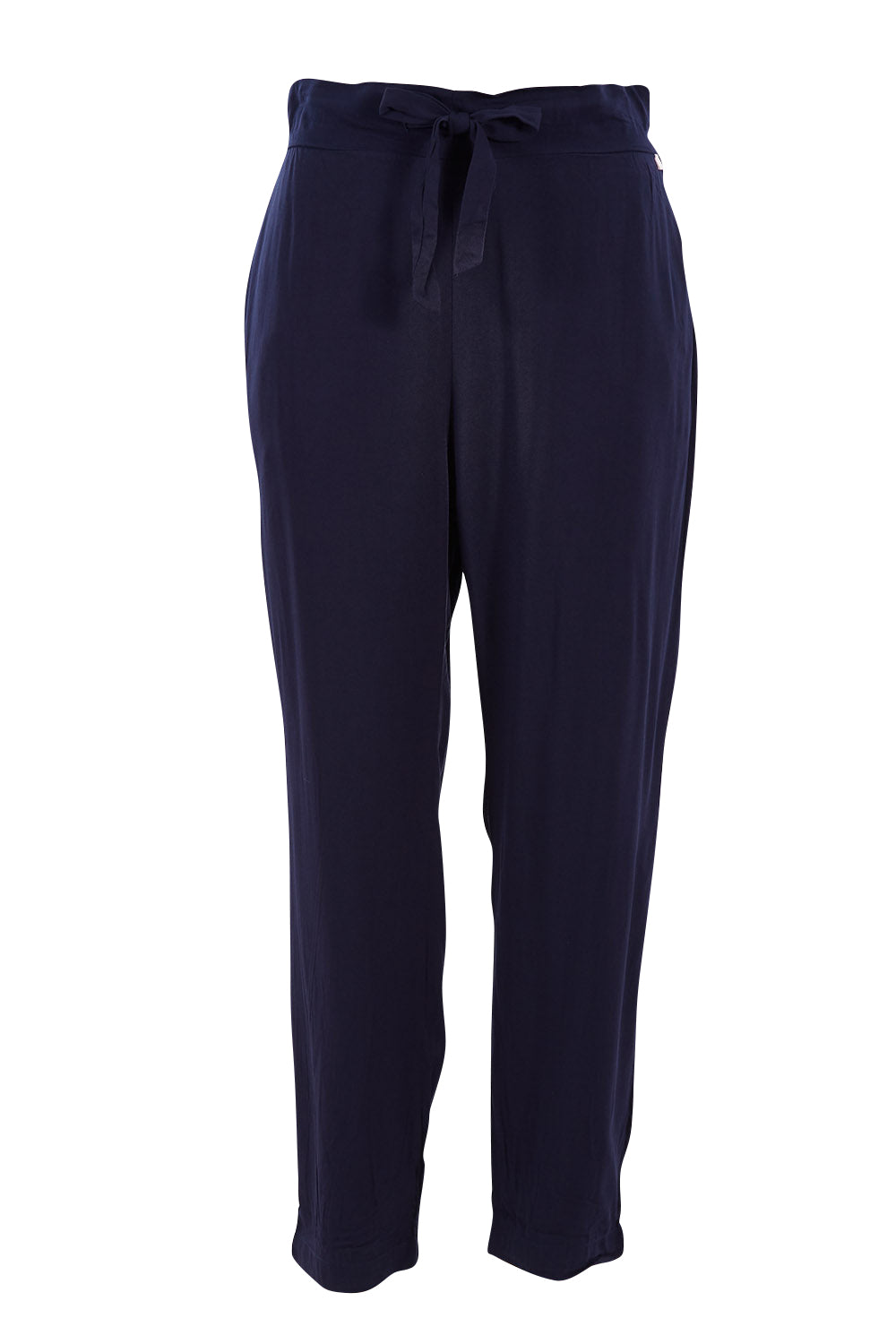 Product shot of the Nice Pant in colour Navy (Blue), from the front