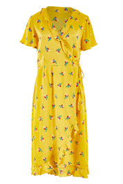 Product shot of the Jenny Dress in colour Bunch, from the front