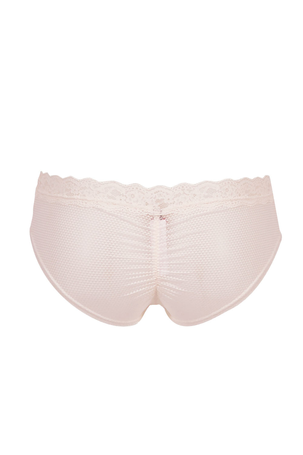 Product shot of the Brooklyn Hipster Brief in colour Talc, from the back