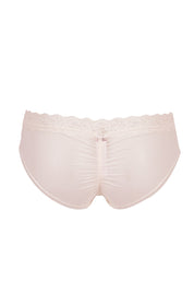 Product shot of the Brooklyn Hipster Brief in colour Talc, from the back