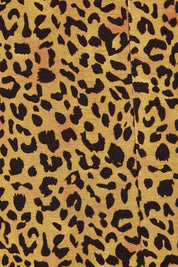 Product shot of the Maui Tee in colour Wildprint (Black), detail