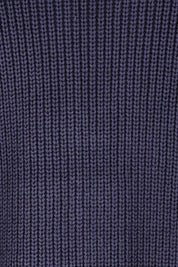 Product shot of the Allegra Knitted Capelet in colour Darknavy (Blue), detail