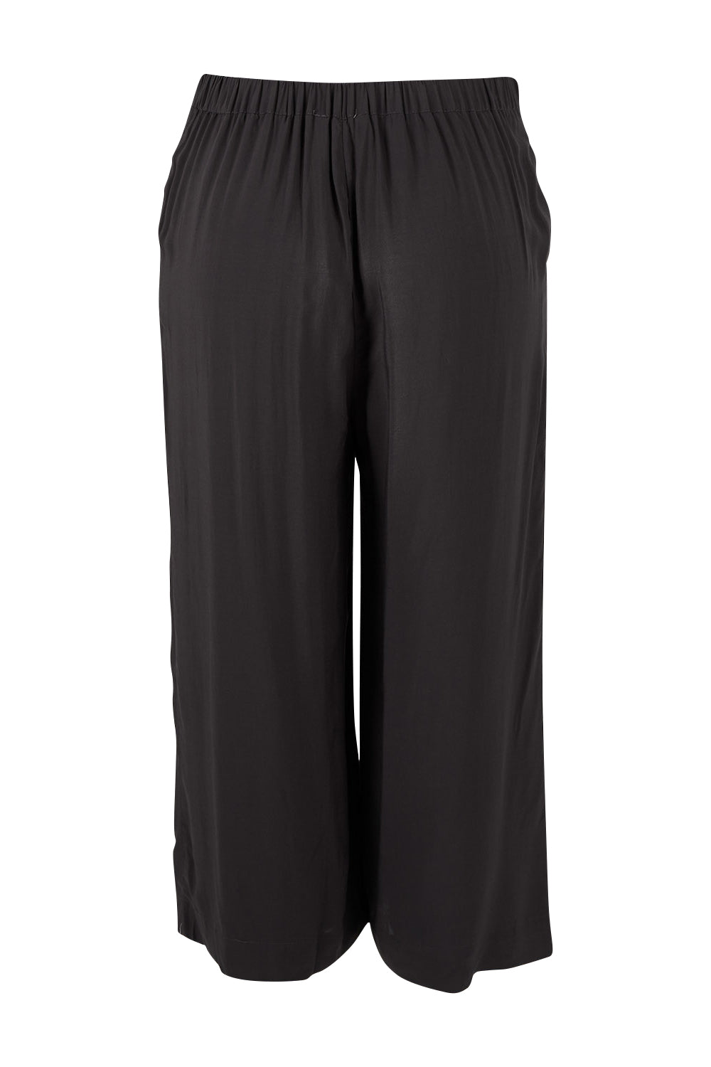 Product shot of the Alison Pant in colour Petrol (Black), from the back
