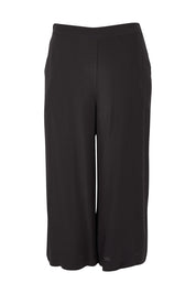 Product shot of the Alison Pant in colour Petrol (Black), from the front