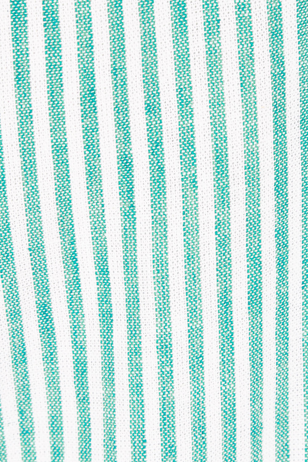 Product shot of the Birdie Dress in colour Tealstripe (Green), detail