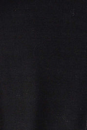 Product shot of The Bamboo Blend Button Dress in colour Black (Black), detail