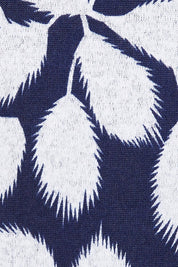 Product shot of The Cosy Pocket Detail Dress in colour Navyleaf (Blue), detail