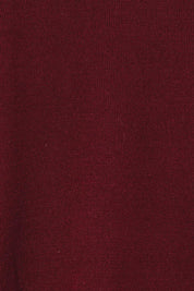 Product shot of The Keepers Soft Round Neck Jumper in colour Firered (Red), detail