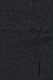 Product shot of The Contour Capri Pant in colour Black (Black), detail