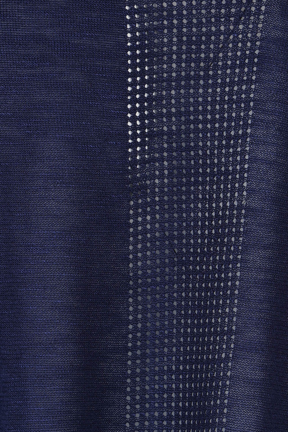 Product shot of The Short Sleeve Shrug in colour Clasicnavy (Blue), detail