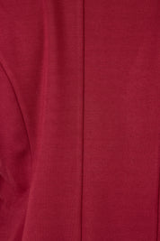Product shot of The Ponte Blazer in colour Wildberry (Red), detail