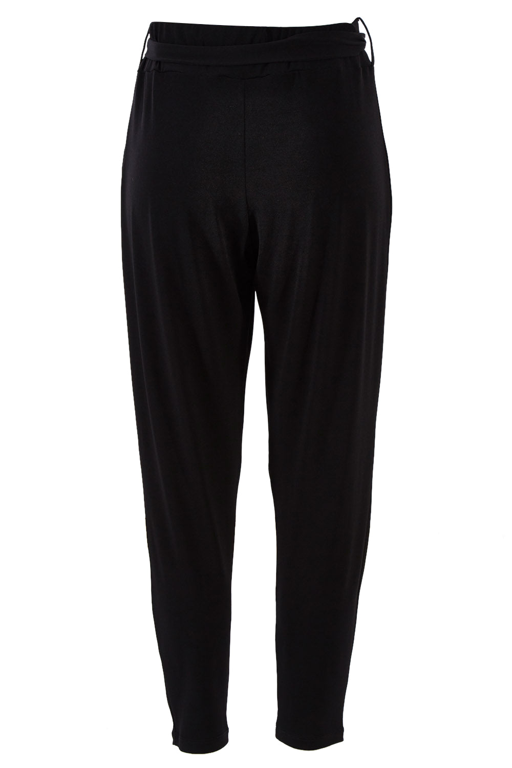 Product shot of The Comfort Pant in colour Black (Black), from the back