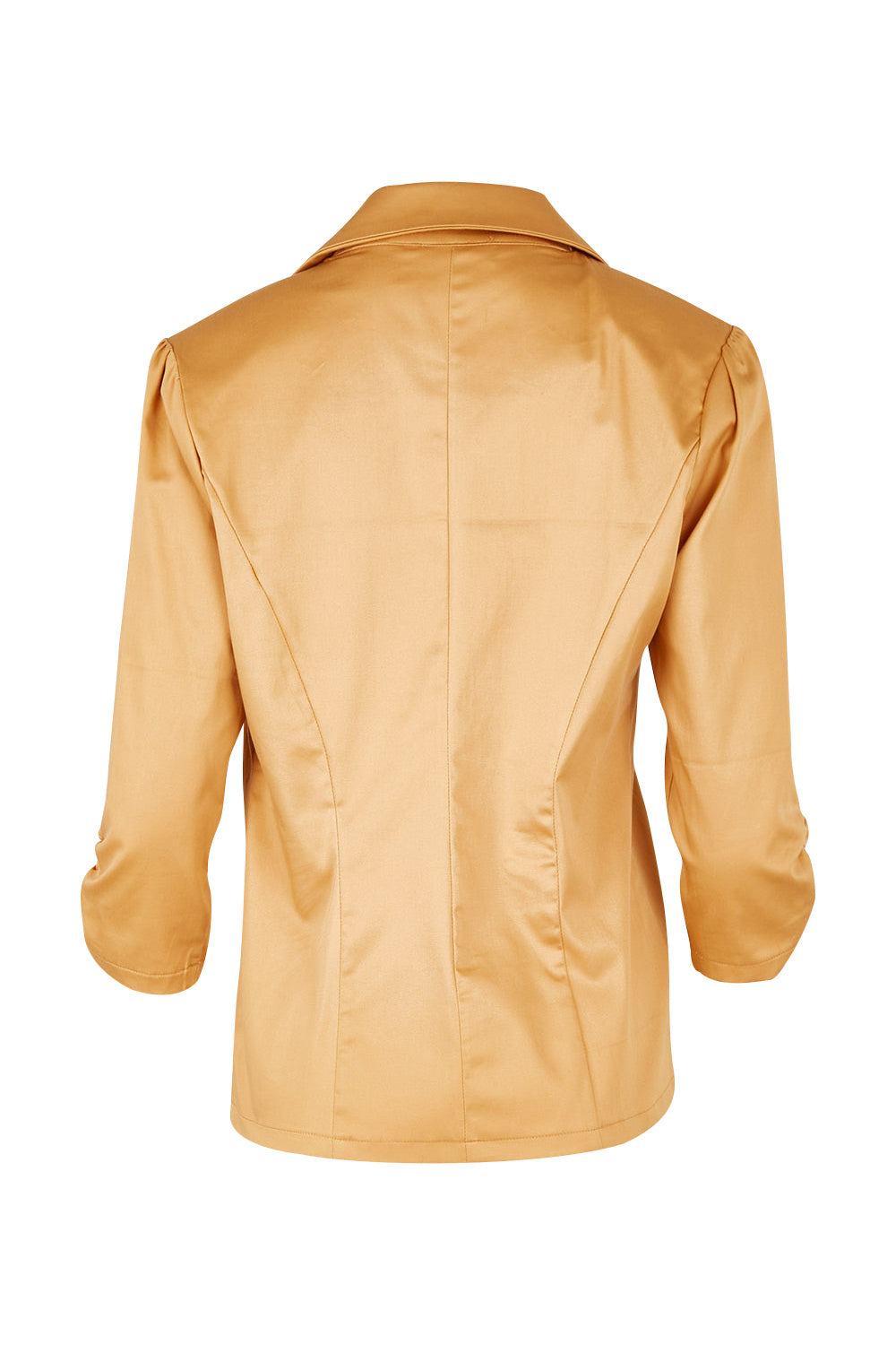 Product shot of The Everyday Blazer in colour Camel, from the back