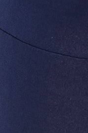 Product shot of The Essential Jersey Pull On Pant in colour Navy (Blue), detail