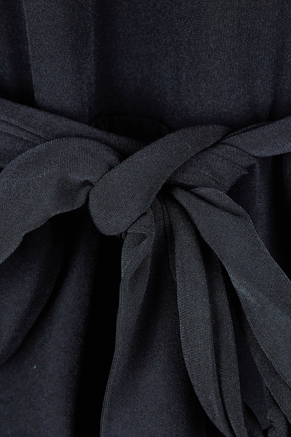 Product shot of The Desk To Date Dress in colour Black (Black), detail