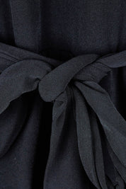 Product shot of The Desk To Date Dress in colour Black (Black), detail
