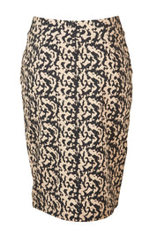 Product shot of The Tube Skirt in colour Inkblot, from the back