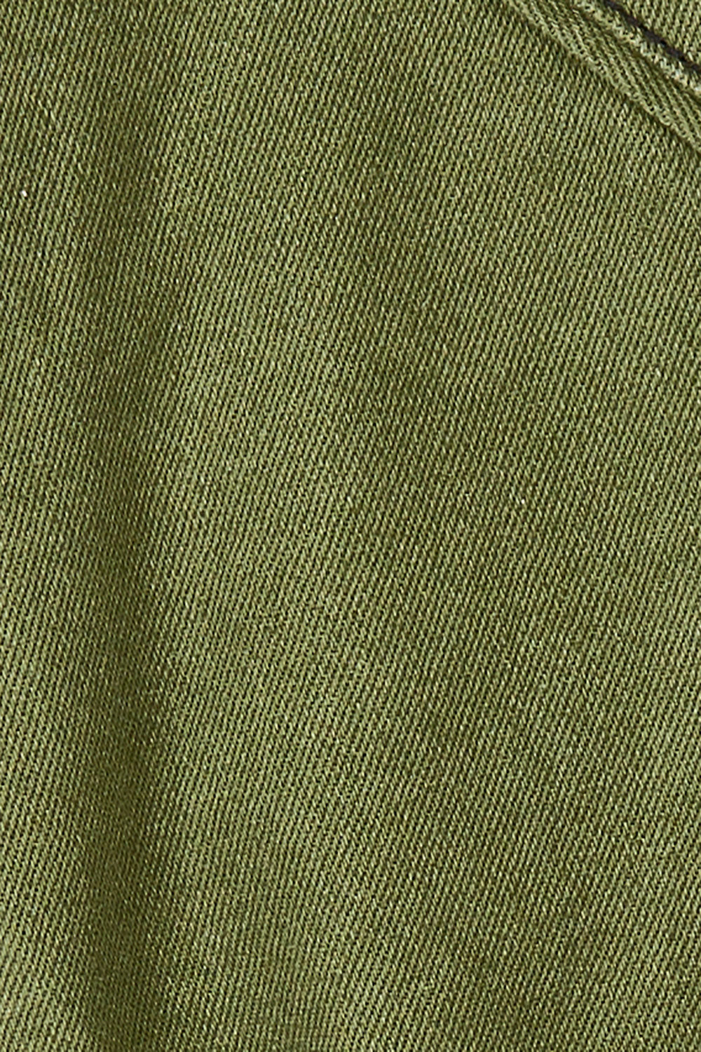 Product shot of the Attention To Me Jacket in colour Khaki (Green), detail