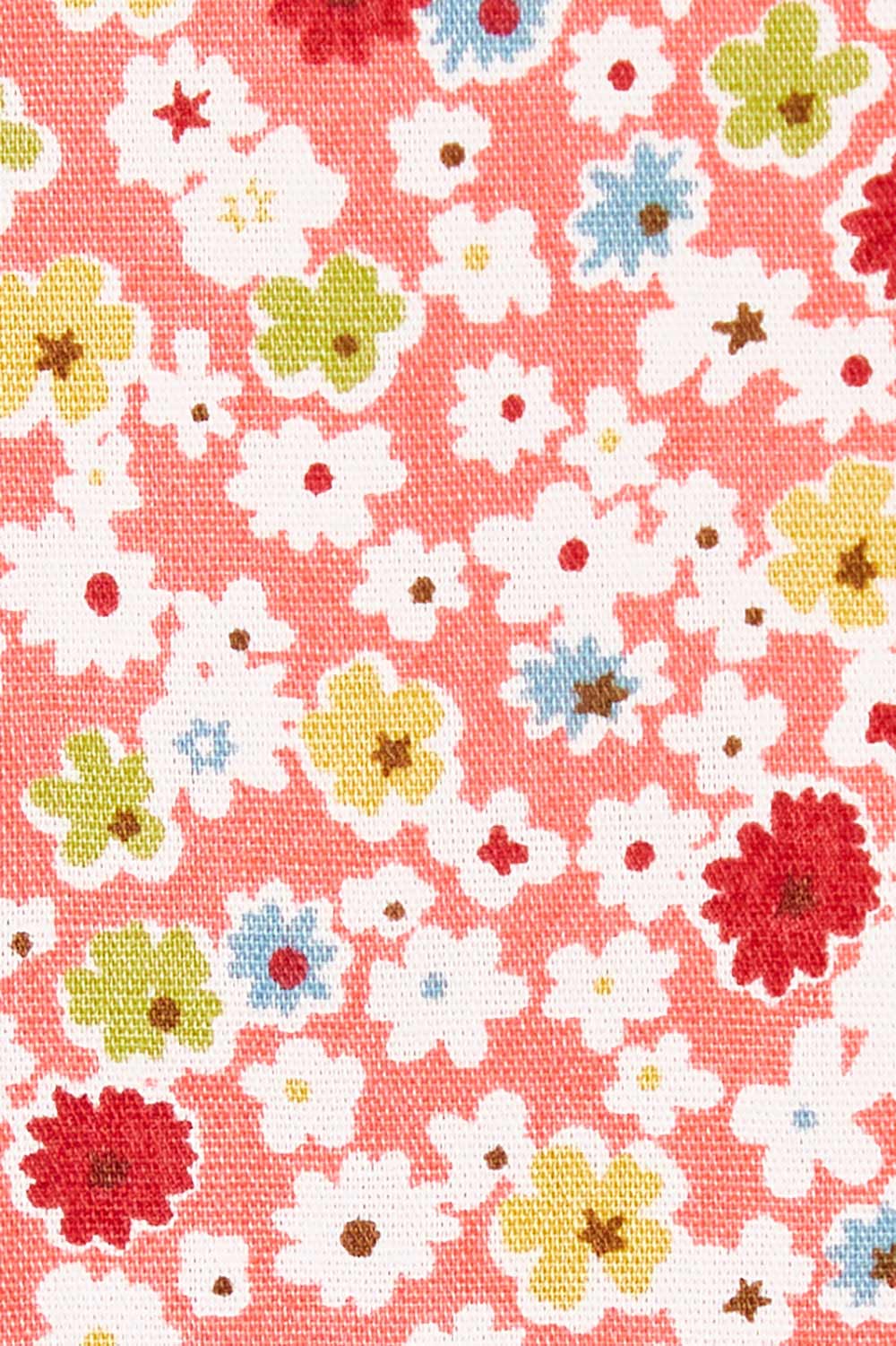 Product shot of the Its All In The Sleeve Cotton Blouse in colour Peach (Pink), detail