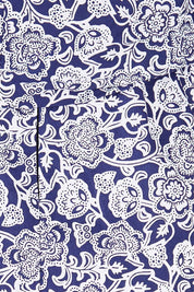 Product shot of the Walking On Sunshine Dress in colour Navypais (Blue), detail