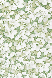 Product shot of the Field Of Dreams Button Up Dress in colour Greenfleur (Green), detail