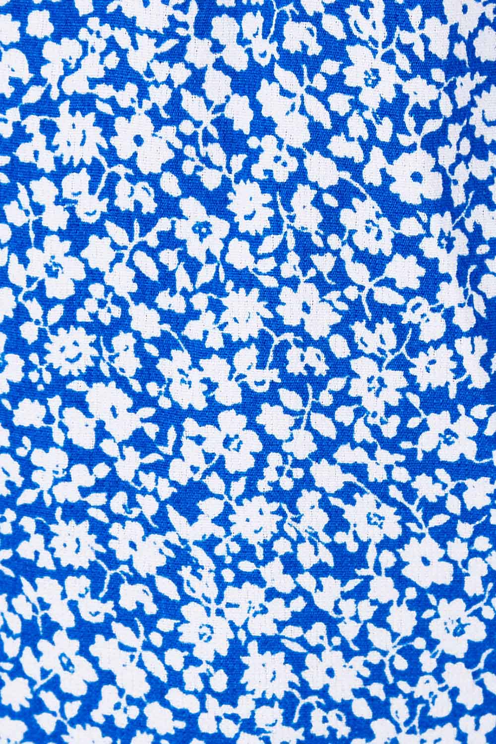Product shot of the Nothing But Blue Skies Skirt in colour Bluefleur (Blue), detail