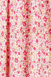 Product shot of the Light Of The Sun Cotton Dress in colour Pinkfleur (Pink), detail