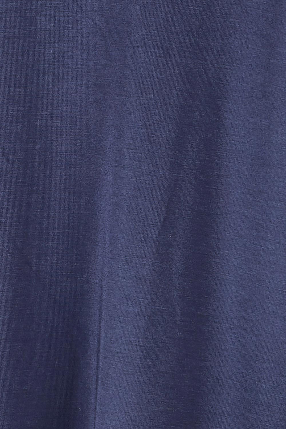 Product shot of the Sweet Melody Bamboo Tee in colour Navy (Blue), detail
