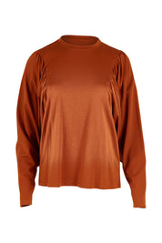 Product shot of the Ive Got This Top in colour Toffee, from the front
