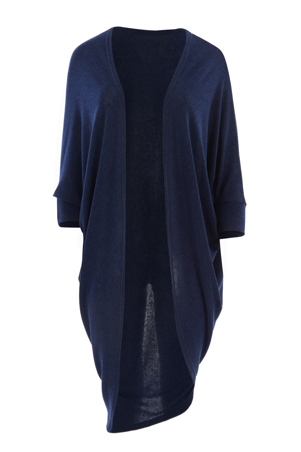 Product shot of the Falling For You Cardi in colour Navy (Blue), from the front