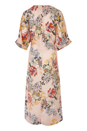 Product shot of the Floating Through The Day Dress in colour Blush (Pink), from the back
