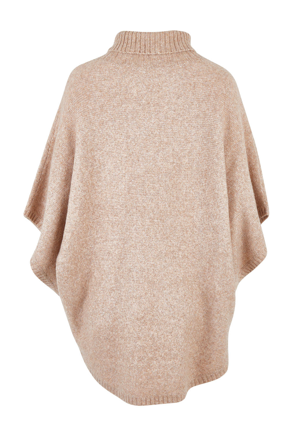 Product shot of the Addicted To You Sweater in colour Camel, from the back