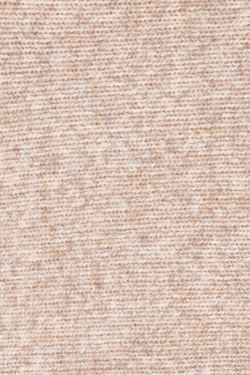 Product shot of the Addicted To You Sweater in colour Camel, detail