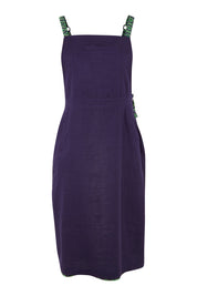 Product shot of the Berty Reversible Tunic in colour Fresconavy (Blue), detail