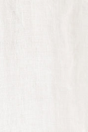Product shot of the Percy Top in colour White (White), detail
