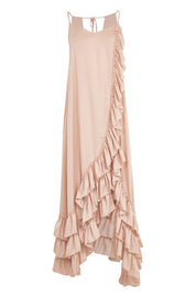 Product shot of the Margarita Dress in colour DustyRose (Pink), from the front