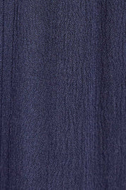 Product shot of the Gaucho Pant in colour Navy (Blue), detail