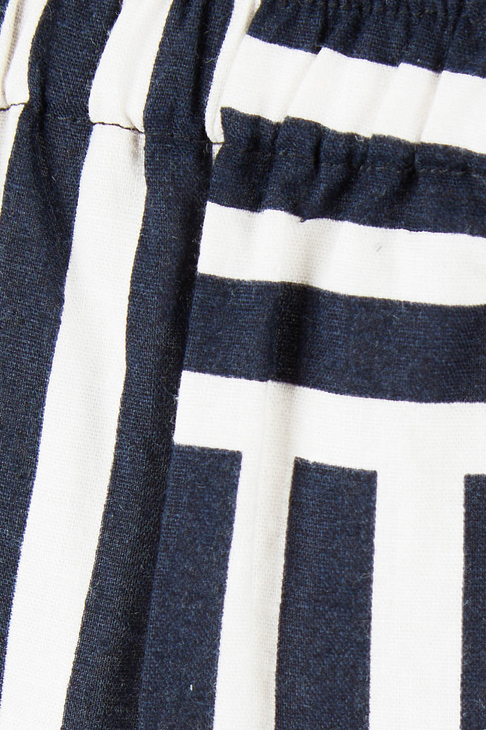 Product shot of the Bauhaus Pant in colour Navyoat (Blue), detail