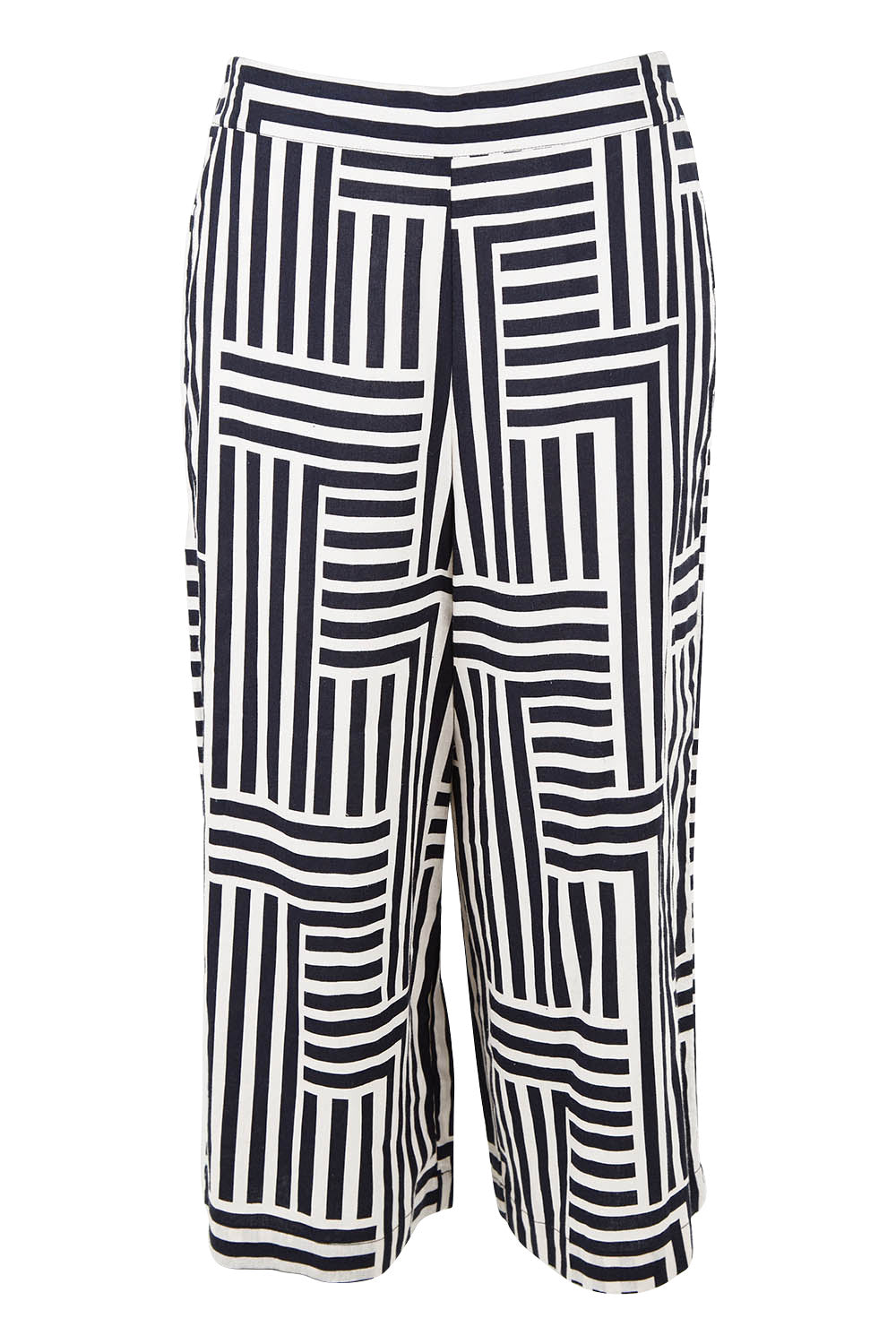 Product shot of the Bauhaus Pant in colour Navyoat (Blue), from the front