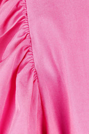 Product shot of the Primrose Dress in colour Superpink (Pink), detail