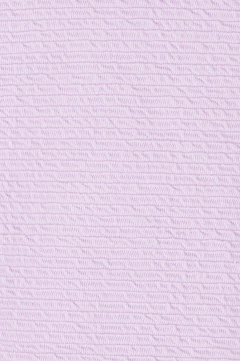 Product shot of the Piper Sweat in colour Lilac (Purple), detail