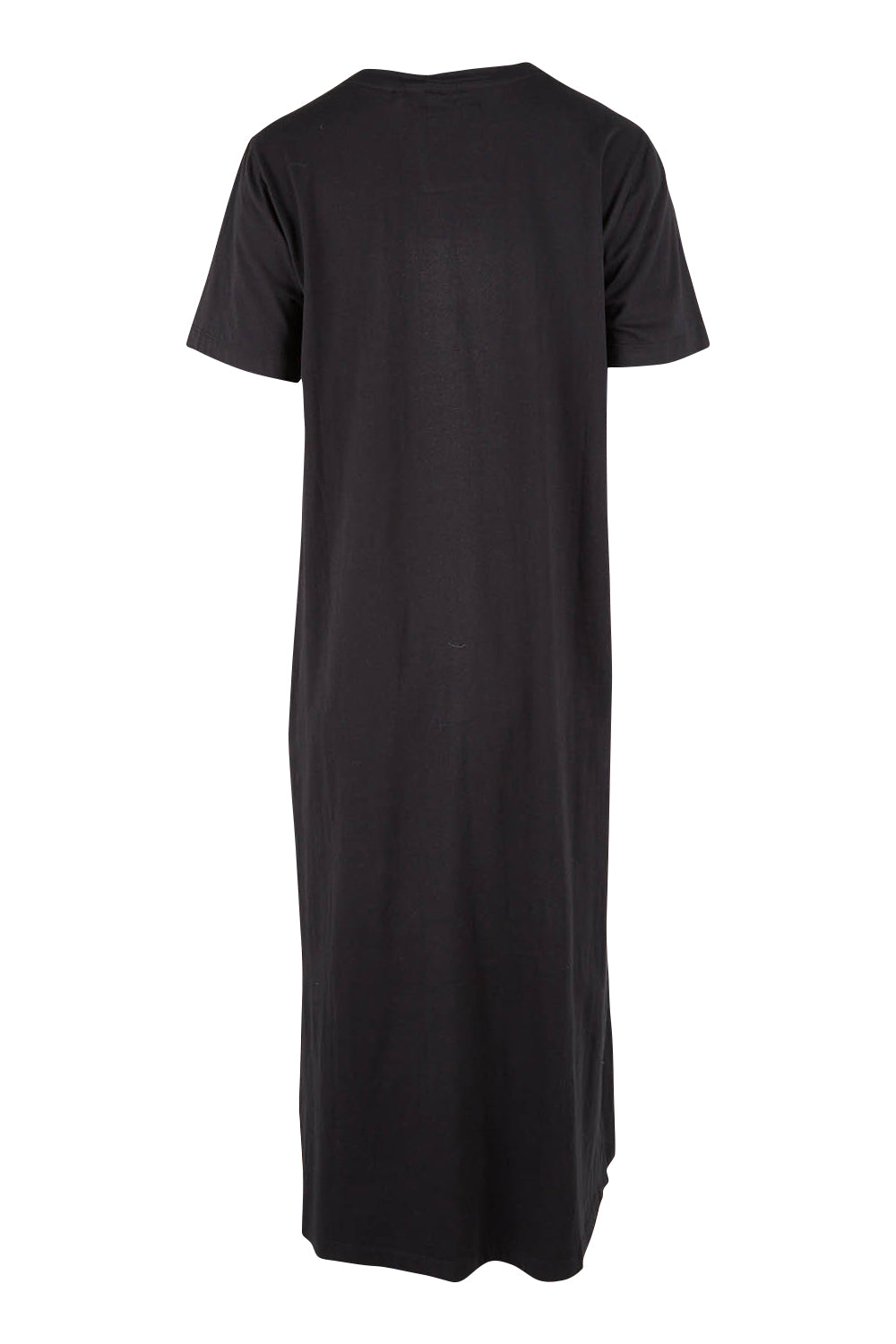 Product shot of the Fundamental Adira Dress in colour Black (Black), from the back