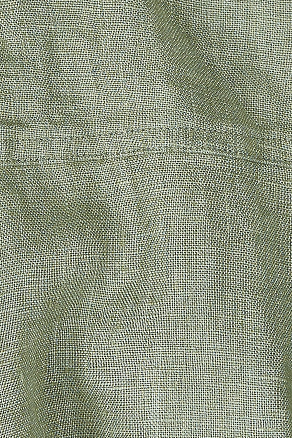 Product shot of the Harlow Dress in colour Khaki (Green), detail