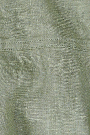 Product shot of the Harlow Dress in colour Khaki (Green), detail